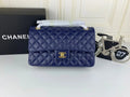 Chanel Classic Double Flap 25 Shoulder Bag Blue