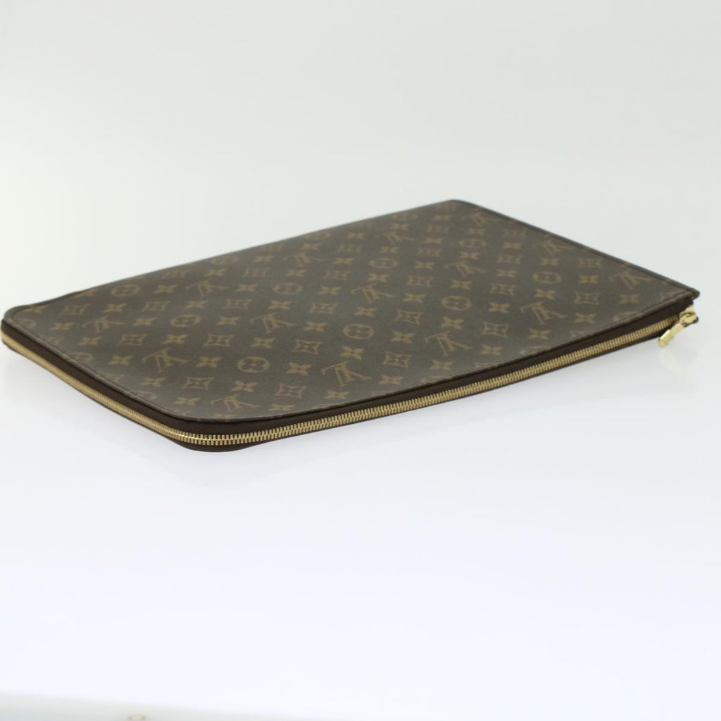 Louis Vuitton Poche Document  Canvas Clutch Bag