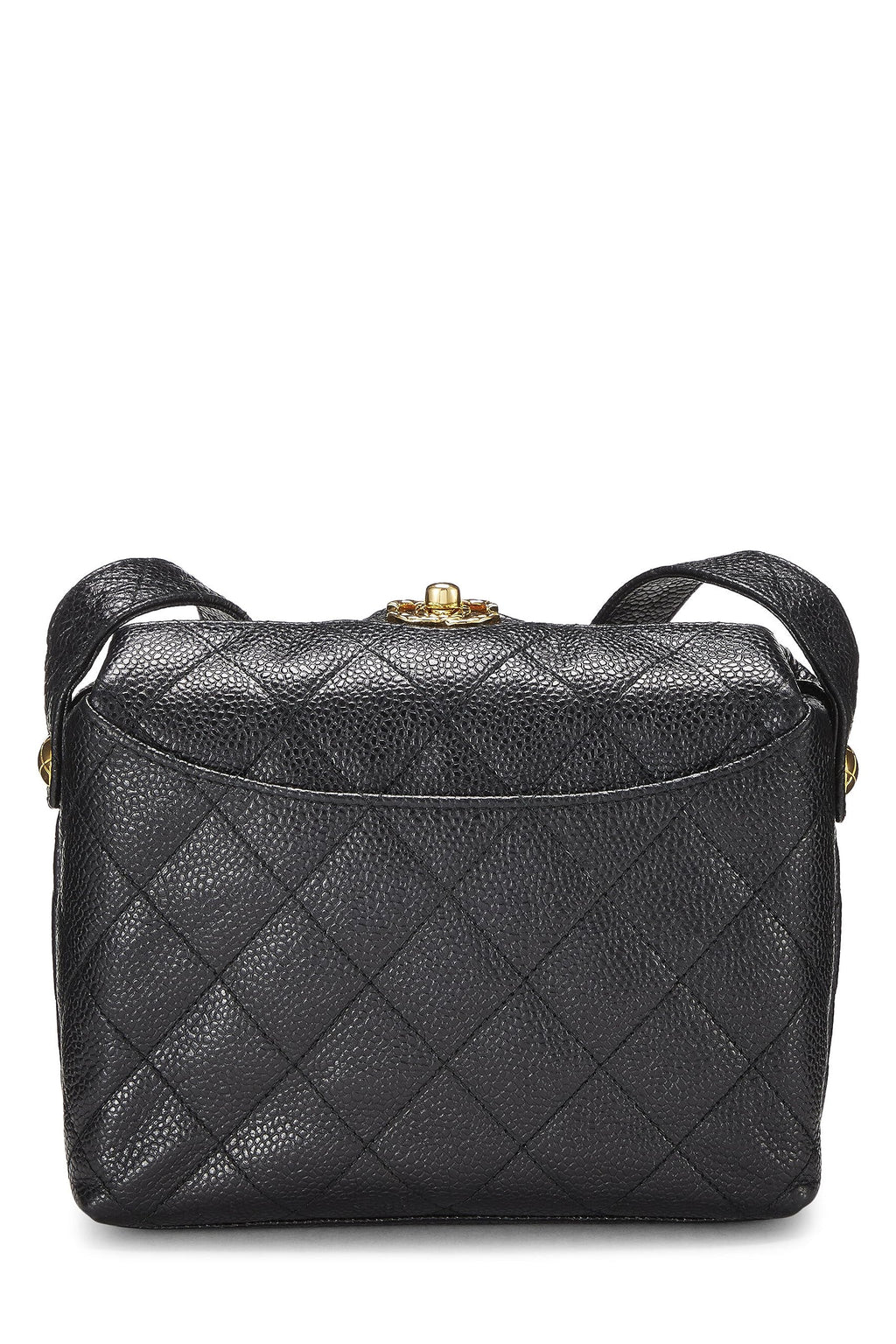 Chanel,  Black Caviar Shoulder Bag, Black