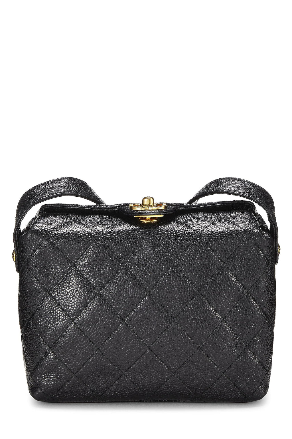 Chanel,  Black Caviar Shoulder Bag, Black