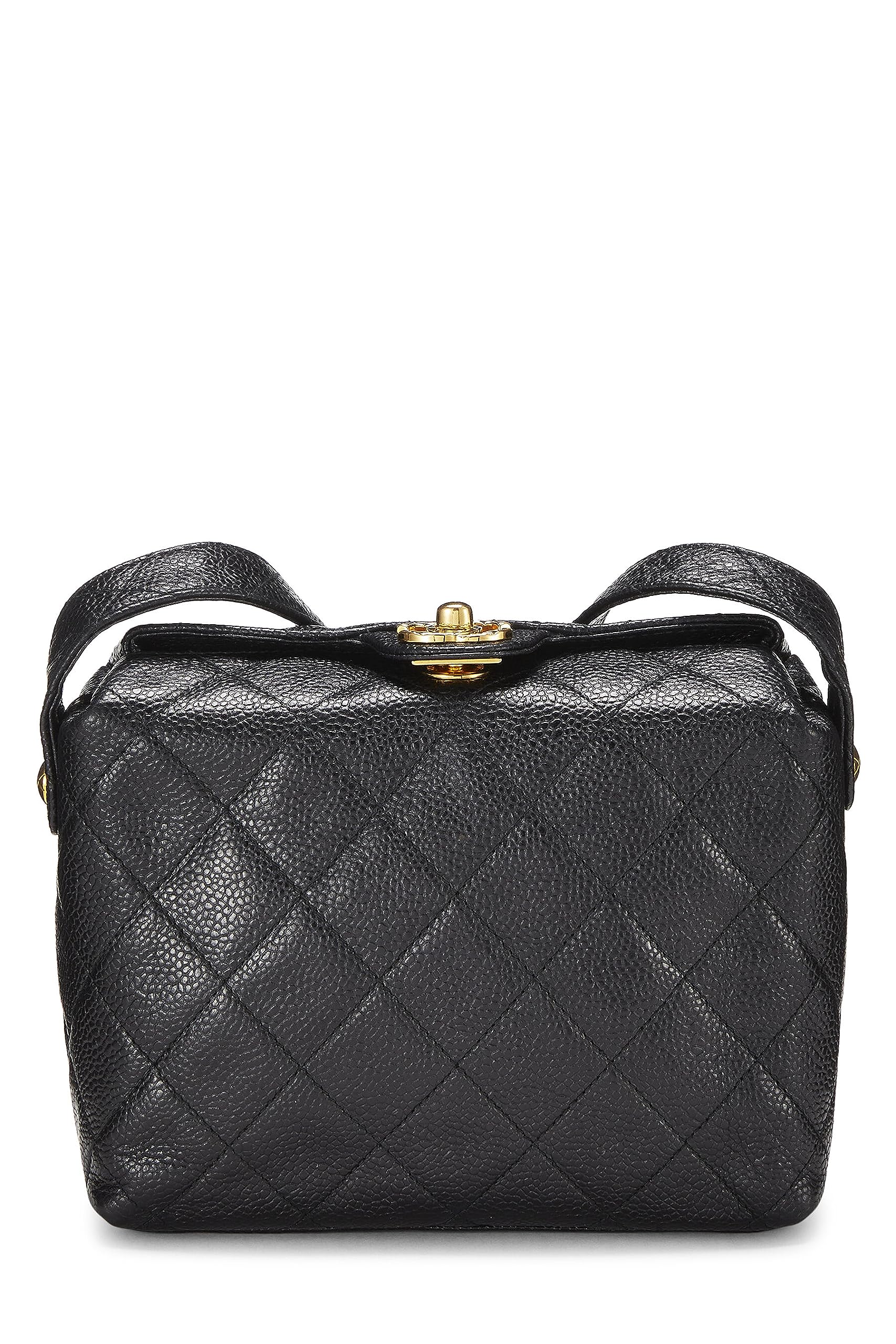 Chanel,  Black Caviar Shoulder Bag, Black