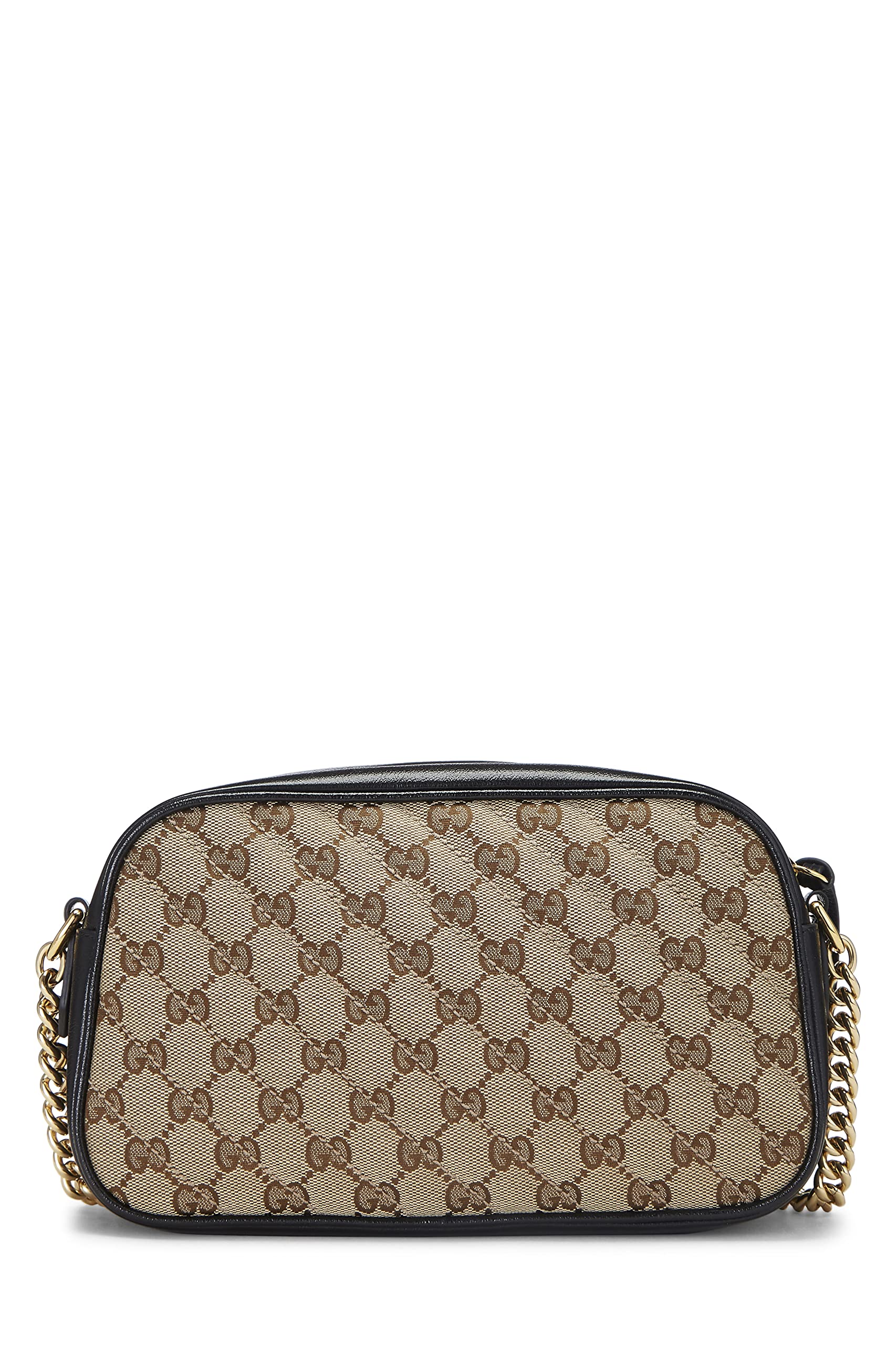 Gucci,  Original Gucci Canvas Marmont Crossbody Small, Black