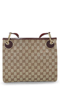 Gucci,  Burgundy Original GG Canvas Shoulder Bag, Burgundy