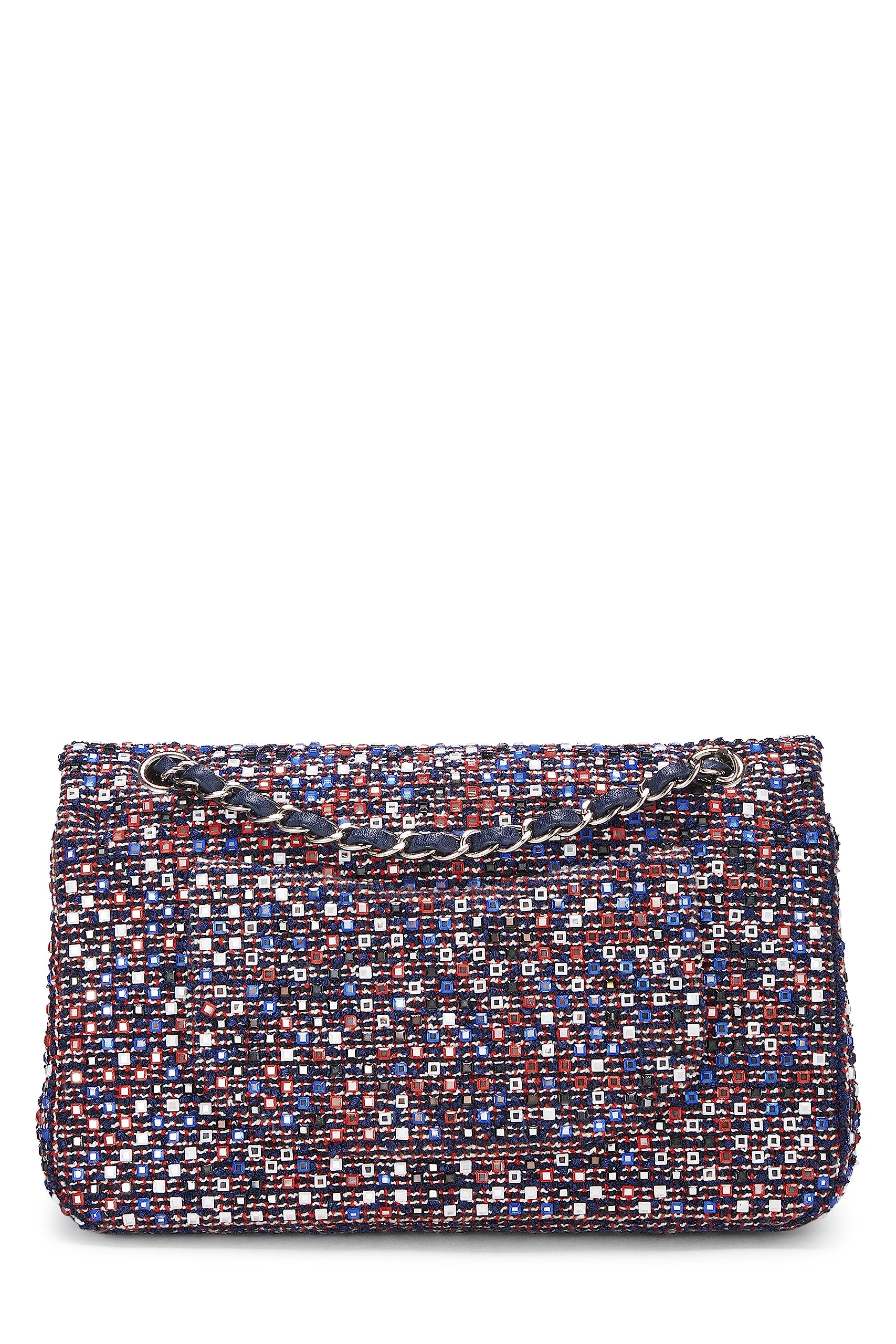 Chanel,  Multicolor Tweed Classic Double Flap Medium, Multi