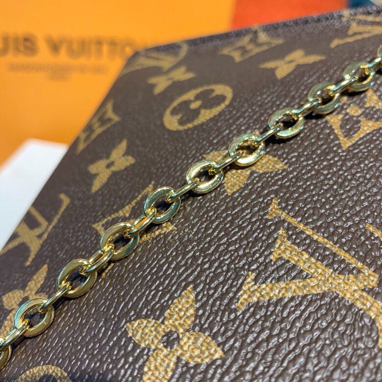 Louis Vuitton Toiletry Pouch On Chain Monogram Canvas For Women, WoBags, Shoulder And Crossbody Bags 7.5in/19cm Louis Vuitton M47544
