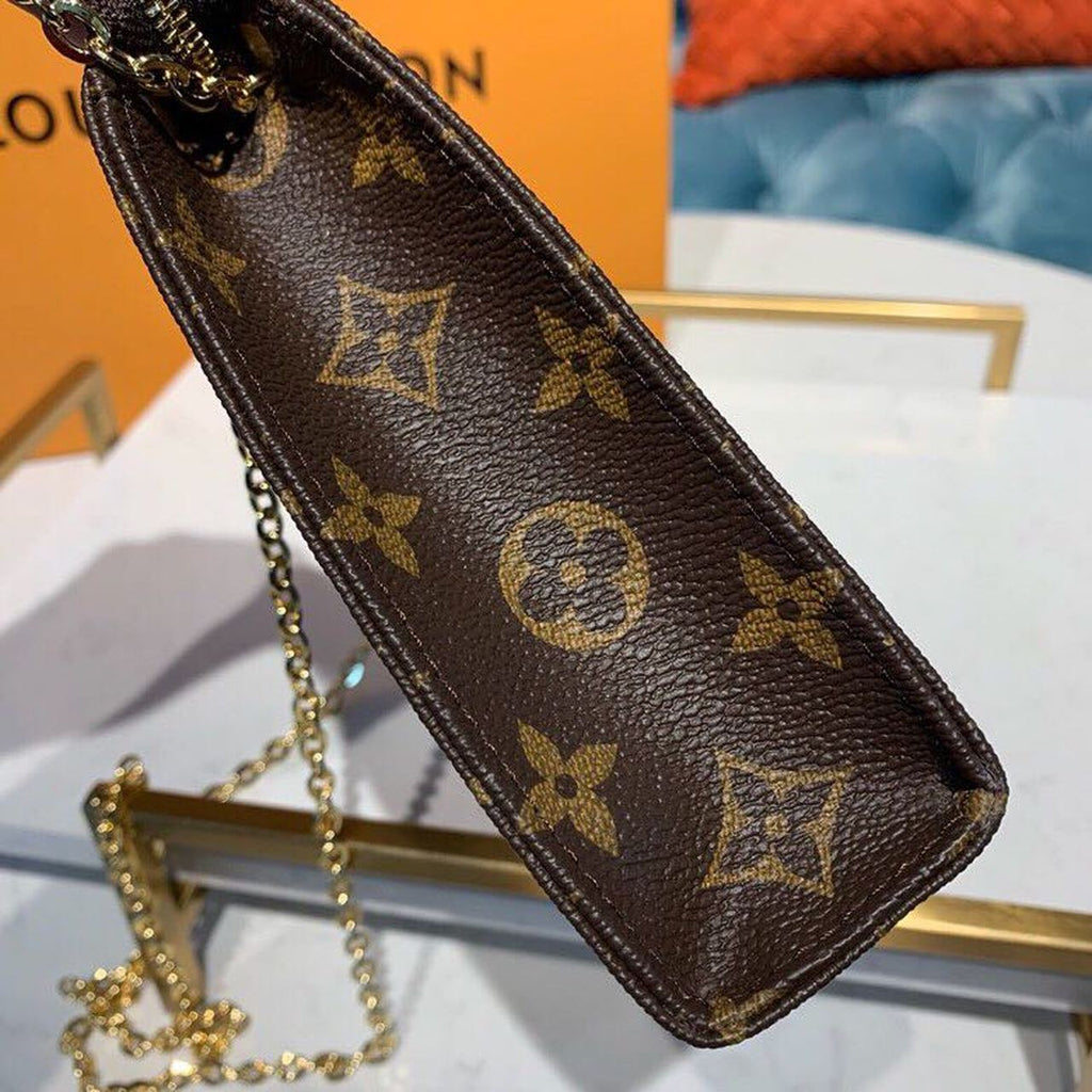 Louis Vuitton Toiletry Pouch On Chain Monogram Canvas For Women, WoBags, Shoulder And Crossbody Bags 7.5in/19cm Louis Vuitton M47544