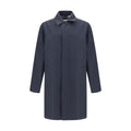 Burberry Blue Cotton Men's Coat