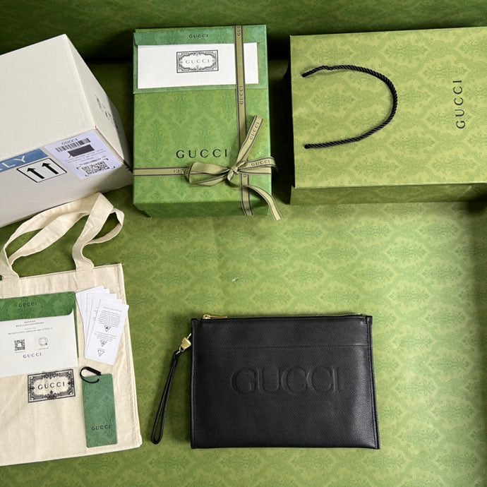 Glami Clutch With Glami Logo Black For Men 12in/31cm  Glami