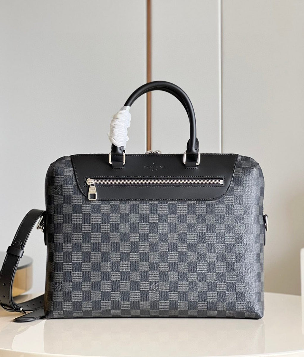 Louis Vuitton Porte Documents Jour Business Bag Damier Graphite For Men, Bags, Shoulder And Crossbody Bags 14.6in/37cm Louis Vuitton N48260