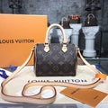 Louis Vuitton Nano Speedy Monogram Canvas For Women,  Shoulder And Crossbody Bags 6.3in/16cm Louis Vuitton M61252