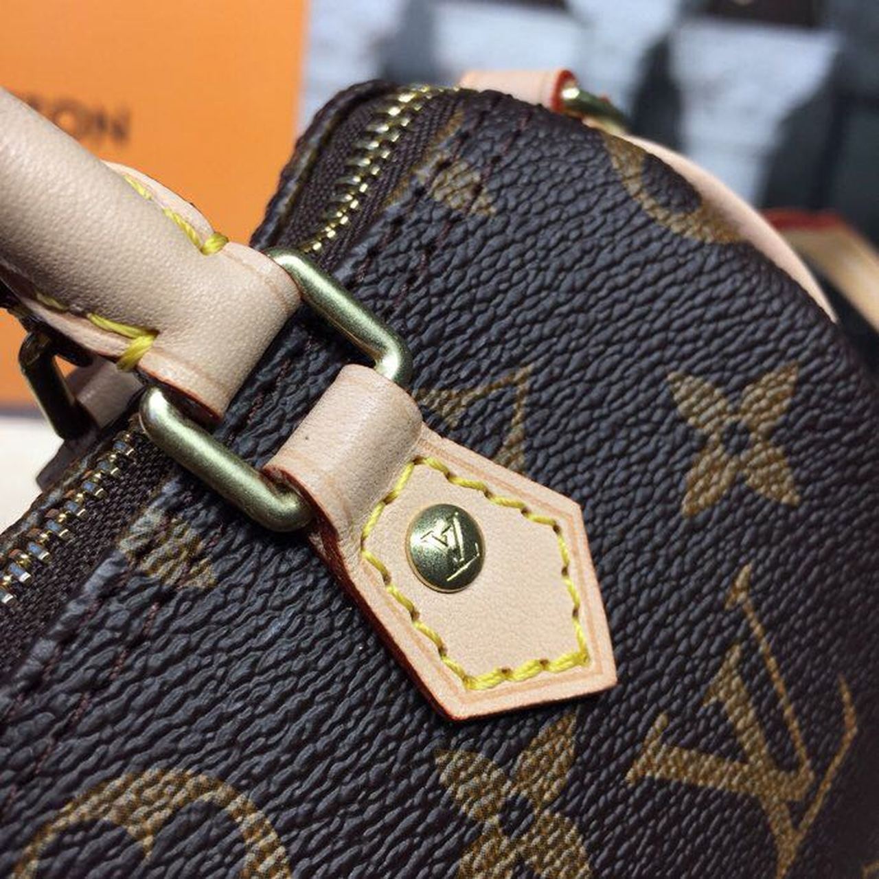 Louis Vuitton Nano Speedy Monogram Canvas For Women,  Shoulder And Crossbody Bags 6.3in/16cm Louis Vuitton M61252