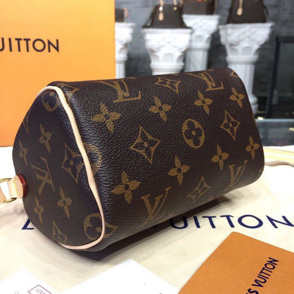 Louis Vuitton Nano Speedy Monogram Canvas For Women,  Shoulder And Crossbody Bags 6.3in/16cm Louis Vuitton M61252