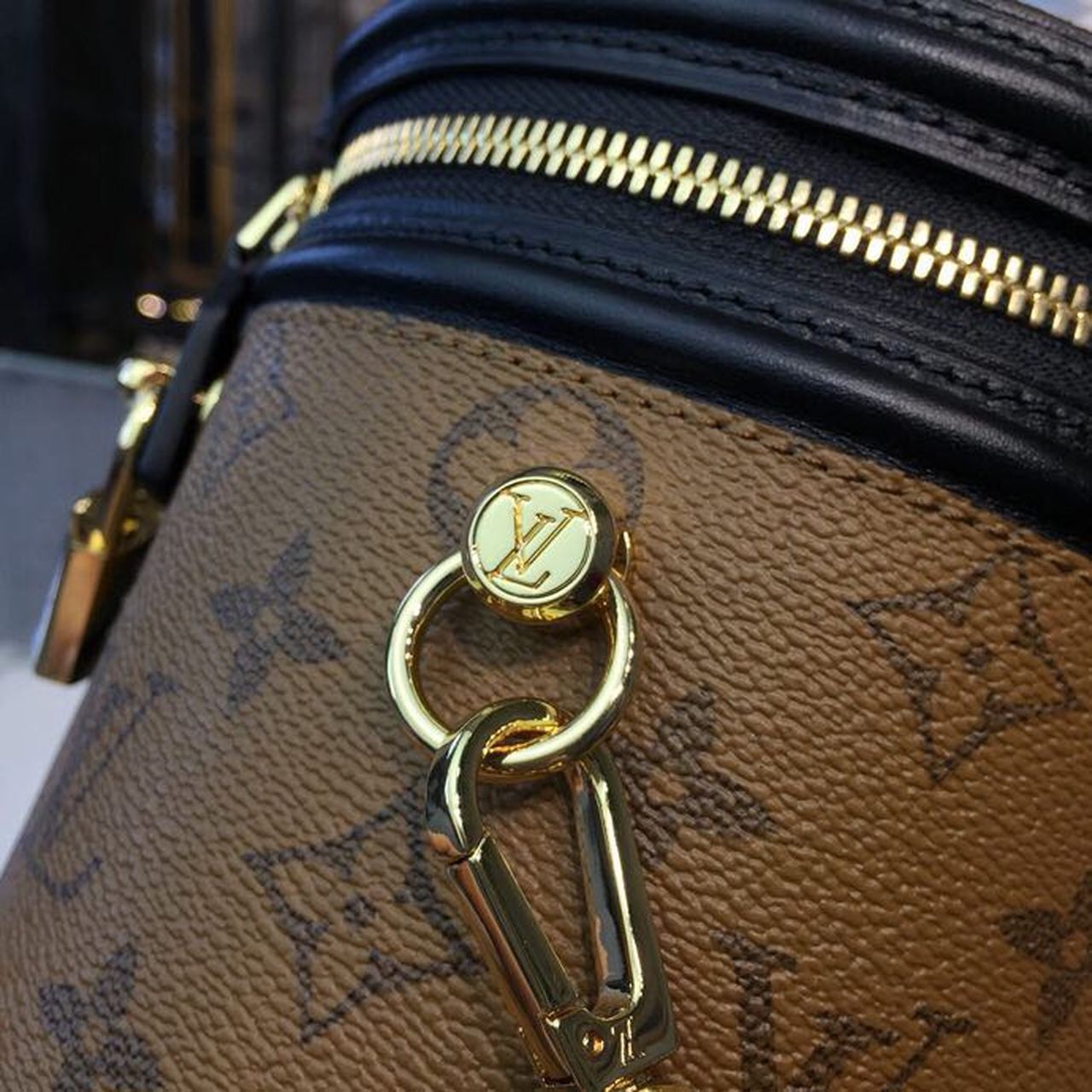 Louis Vuitton Cannes Monogram And Monogram Reverse Canvas By Nicolas Ghesquiere For Women, WomenÃƒÂ¢Ã¢â€šÂ¬Ã¢â€žÂ¢s Handbags, Shoulder And Crossbody Bags 5.9in/15cm Louis Vuitton M43986