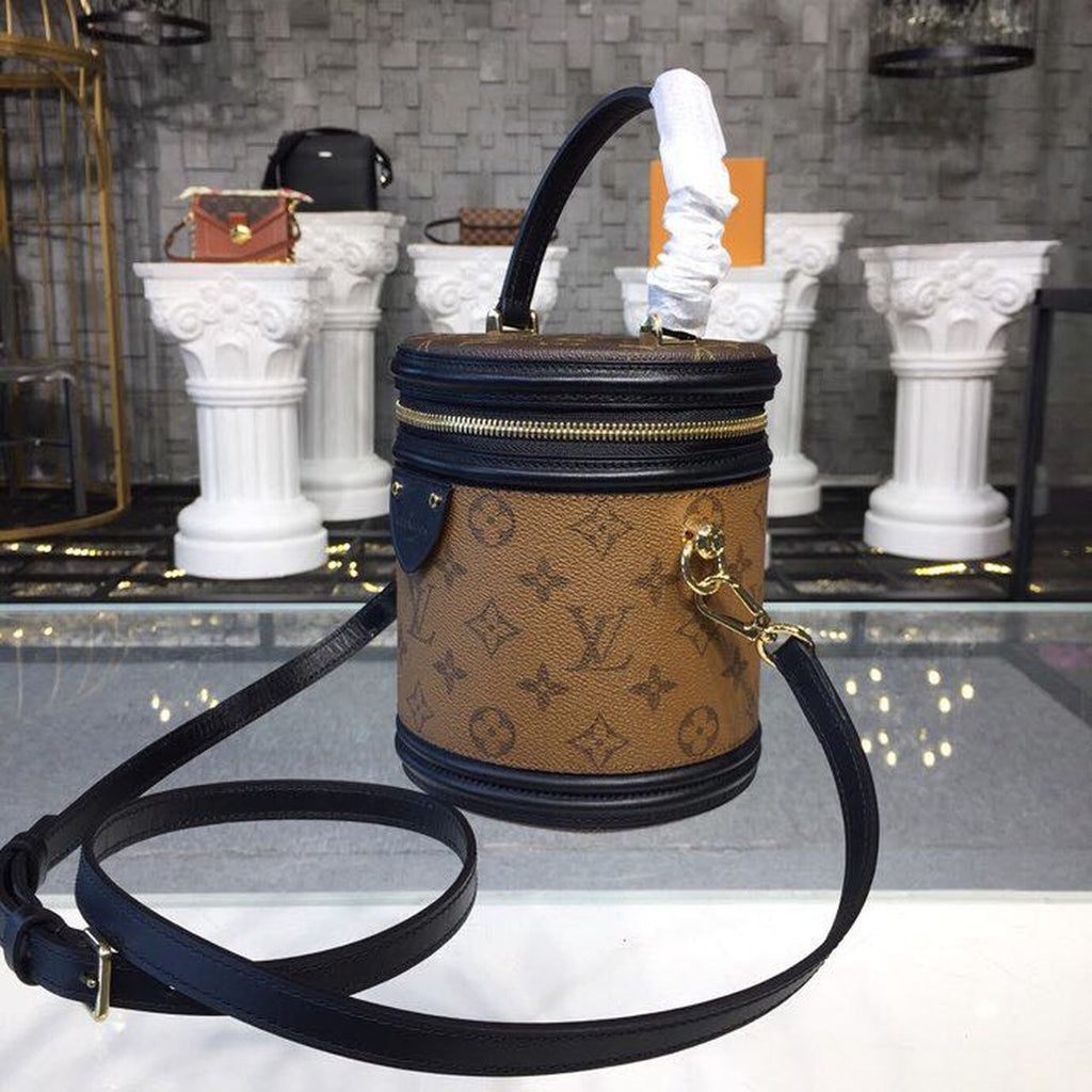 Louis Vuitton Cannes Monogram And Monogram Reverse Canvas By Nicolas Ghesquiere For Women, WomenÃƒÂ¢Ã¢â€šÂ¬Ã¢â€žÂ¢s Handbags, Shoulder And Crossbody Bags 5.9in/15cm Louis Vuitton M43986