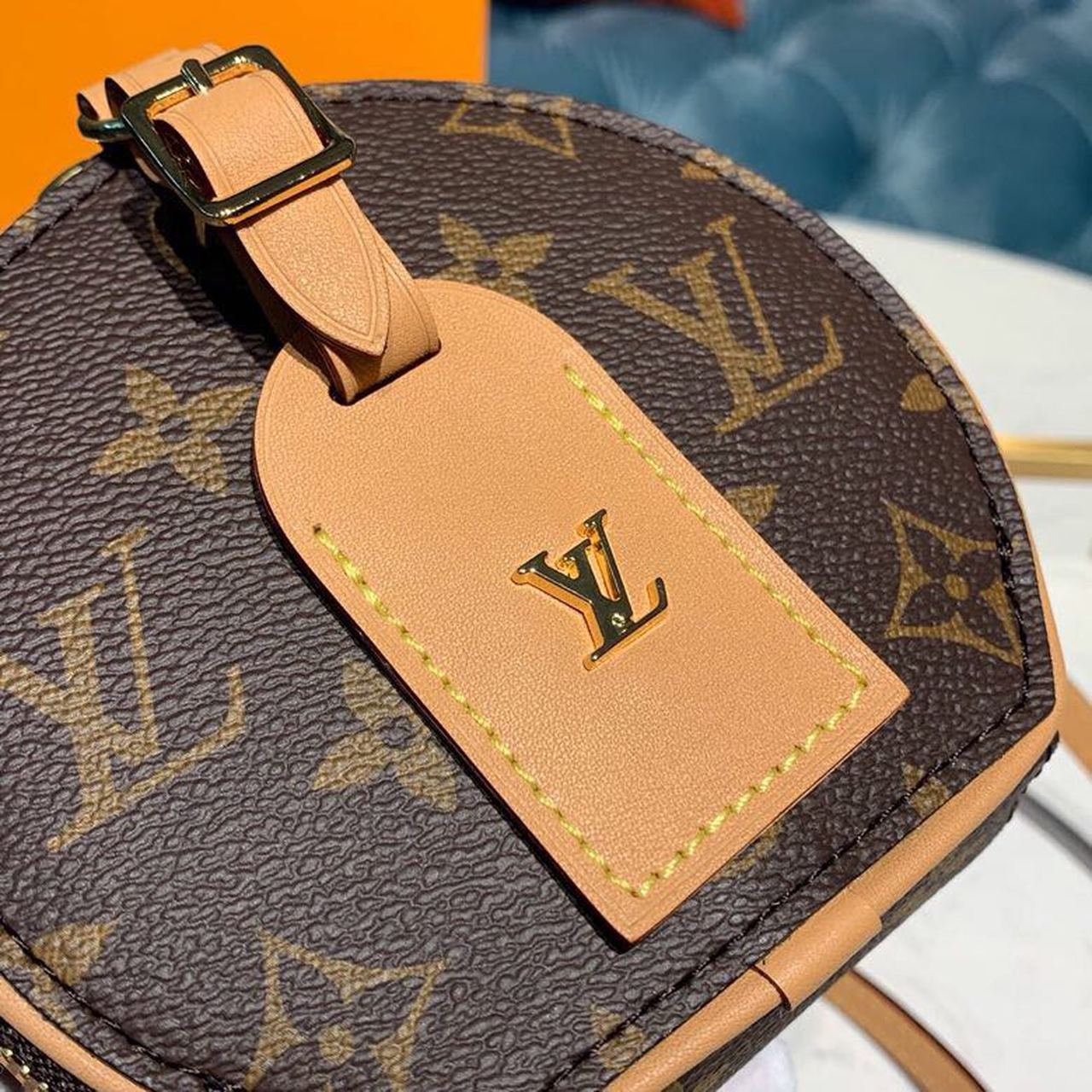 Louis Vuitton Mini Boite Chapeau Monogram Canvas For Women, WomenÃƒÂ¢Ã¢â€šÂ¬Ã¢â€žÂ¢s Chain And Strap Wallet, Shoulder And Crossbody Wallet 5.1in/13cm Louis Vuitton M44699