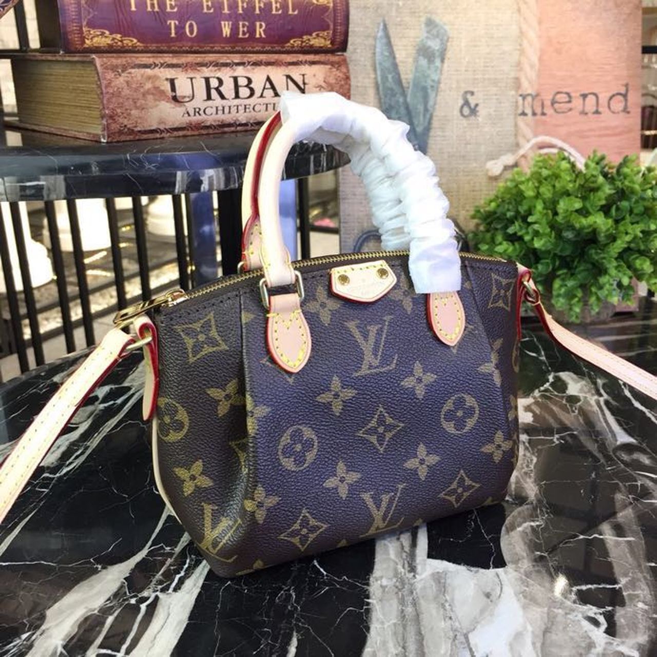 Louis Vuitton Nano Turenne Monogram Canvas For Women, WomenÃƒÂ¢Ã¢â€šÂ¬Ã¢â€žÂ¢s Handbags, Shoulder And Crossbody Bags 6.7in/17cm Louis Vuitton M61253