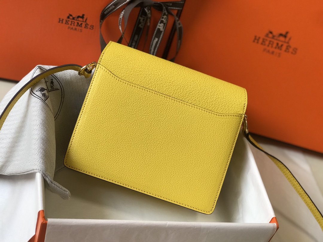 Mini Evercolor Sac Roulis 19 Lime For Women, Handbags, Shoulder Bags 7.5in/19cm