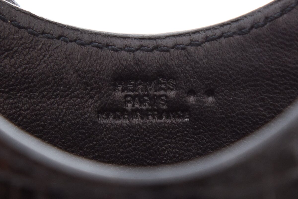 HermÃƒÆ’Ã‚Â¨s Black CrocoDiorle Niloticus Onimaitou Crossbody