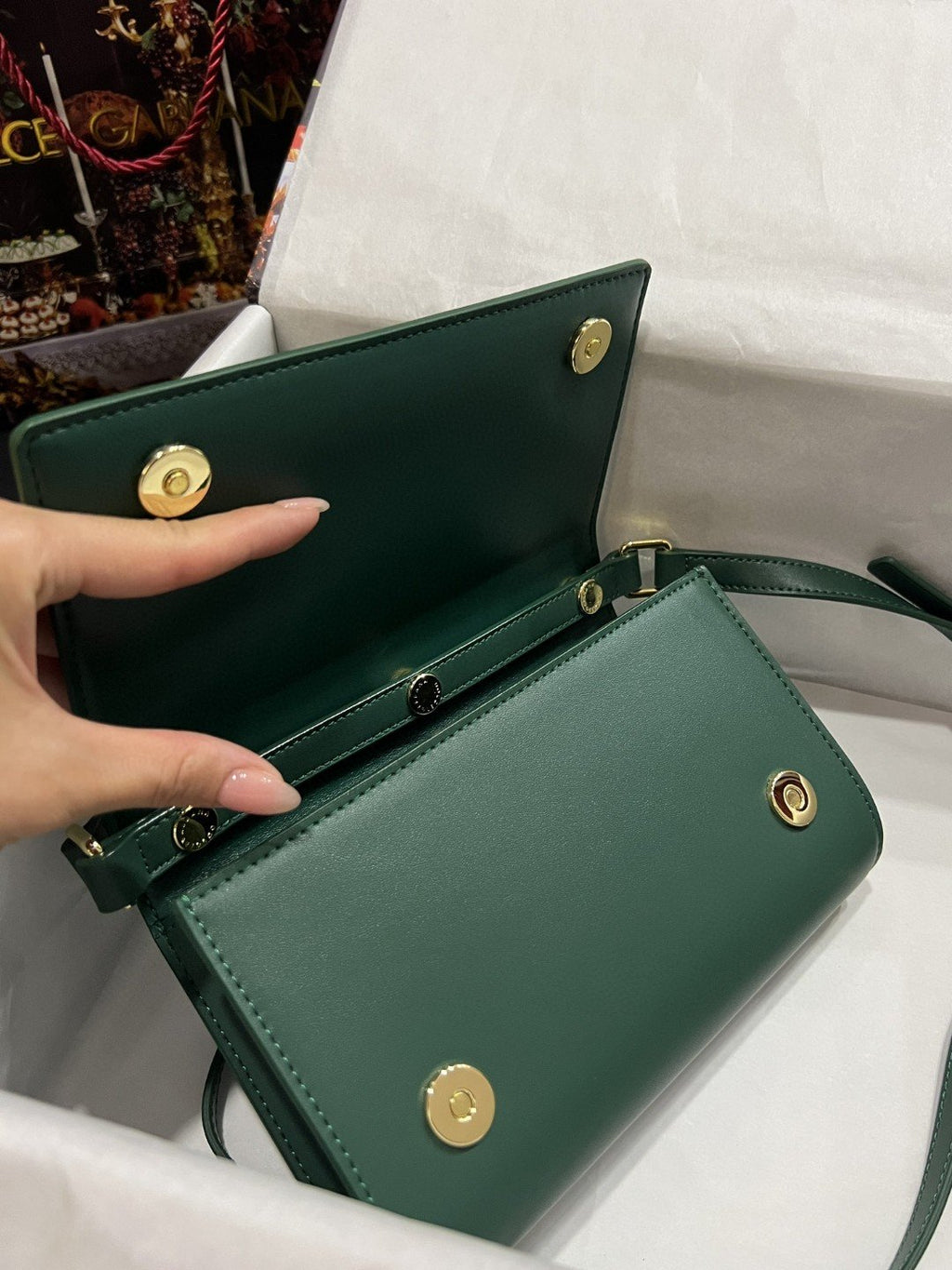 GLAMI 3.5 Clutch Green For Women 8.3in/21cm GLAMIÃ‚Â 