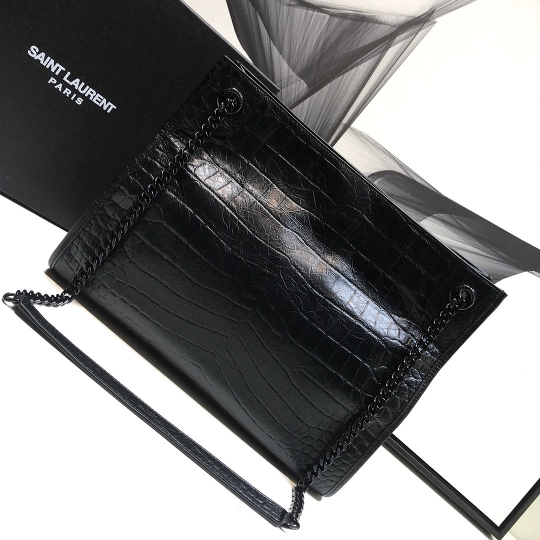 YSSL Niki Medium Shopping Bag Black For Women 12in/32cm YSLÂ 