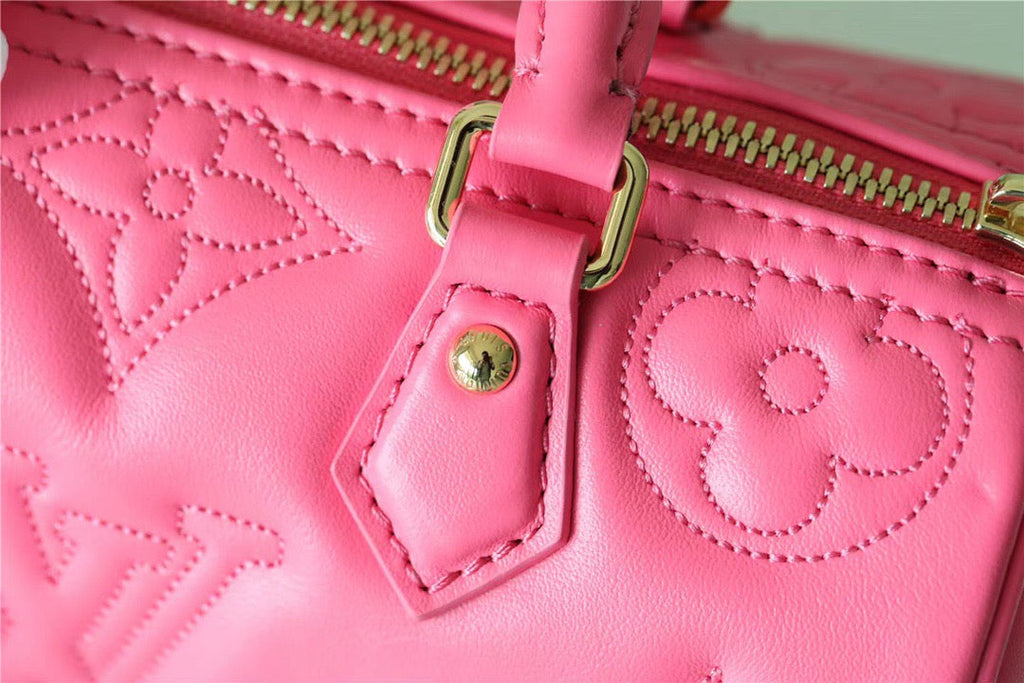 Louis Vuitton Papillon Burberry Bag Classic Monogram For Women 20cm Dragon Fruit Pink Louis Vuitton M59826