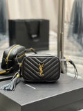 YSSL Lou Belt Bag Black In MatelassÃ© Gold Toned Hardware For Women 6.1in/15cm YSL 614031DV7071000