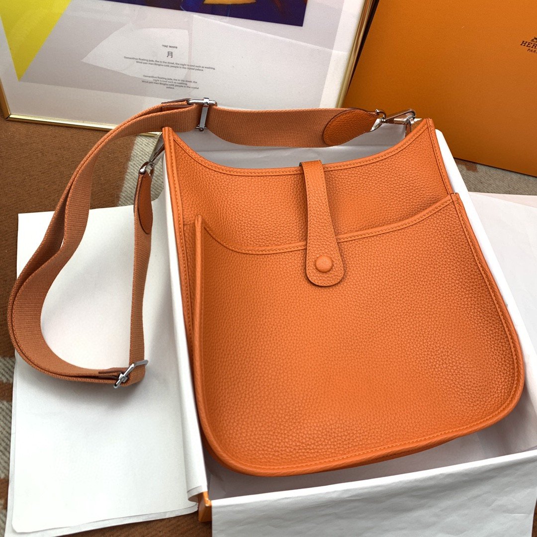 Evelyne III 29 Bag Orange With SiLouis Vuittoner-Toned Hardware For Women, Shoulder And Crossbody Bags 11.4in/29cm H056277CC9J