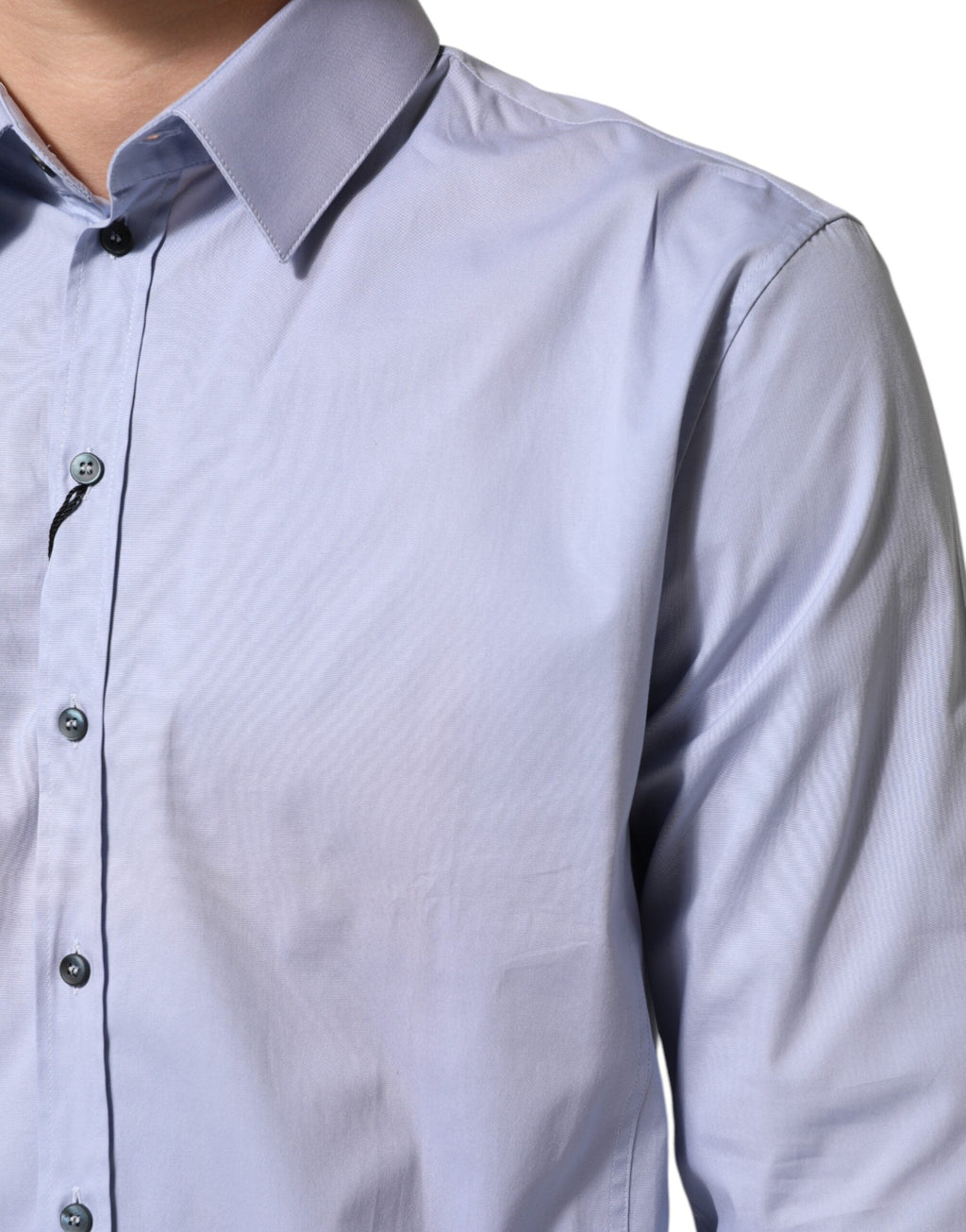 Dolce & Gabbana Blue SICILIA Cotton Men Dress Formal Shirt