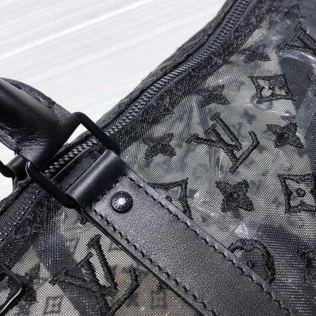 Louis Vuitton Keepall Bandouliere 50 Monogram Black By Virgil Abloh For Women, WoBags, Shoulder And Crossbody Bags 19.7in/50cm Louis Vuitton M53971