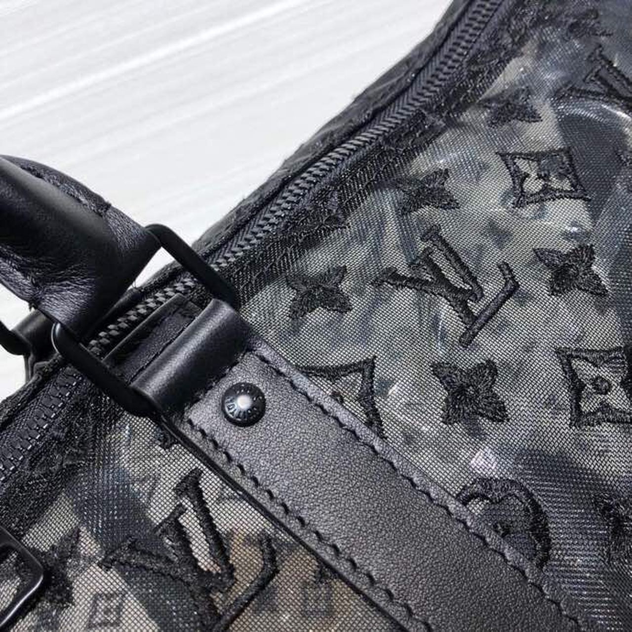 Louis Vuitton Keepall Bandouliere 50 Monogram Black By Virgil Abloh For Women, WoBags, Shoulder And Crossbody Bags 19.7in/50cm Louis Vuitton M53971