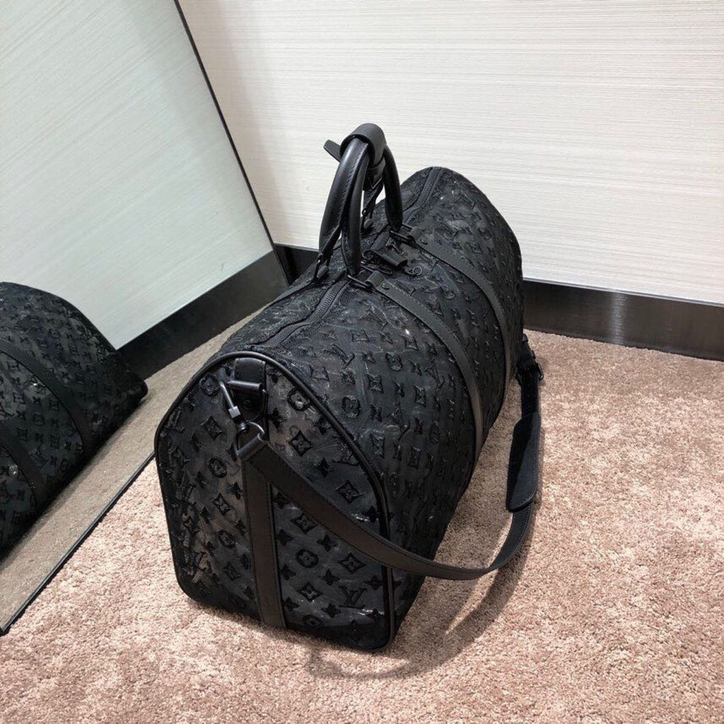 Louis Vuitton Keepall Bandouliere 50 Monogram Black By Virgil Abloh For Women, WoBags, Shoulder And Crossbody Bags 19.7in/50cm Louis Vuitton M53971