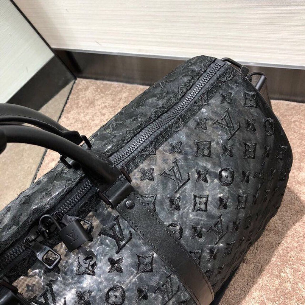 Louis Vuitton Keepall Bandouliere 50 Monogram Black By Virgil Abloh For Women, WoBags, Shoulder And Crossbody Bags 19.7in/50cm Louis Vuitton M53971
