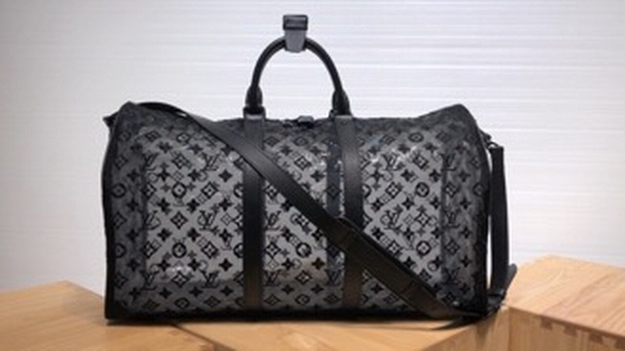 Louis Vuitton Keepall Bandouliere 50 Monogram Black By Virgil Abloh For Women, WoBags, Shoulder And Crossbody Bags 19.7in/50cm Louis Vuitton M53971