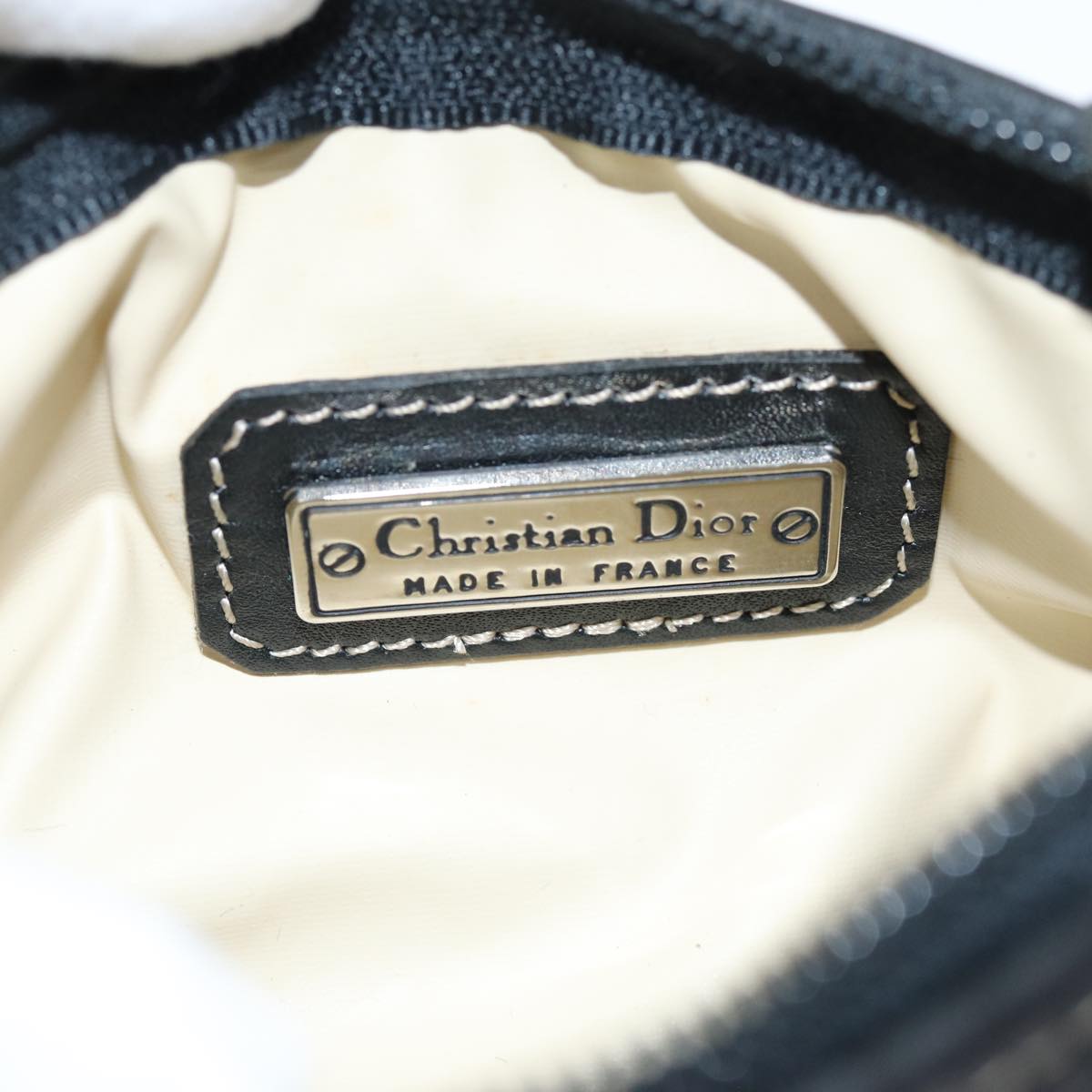 Dior Honeycomb  Canvas Clutch Bag