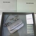 Gossip Small On Chain Shoulder Bag Gray, For Women,  Bags 7.4in/19cm