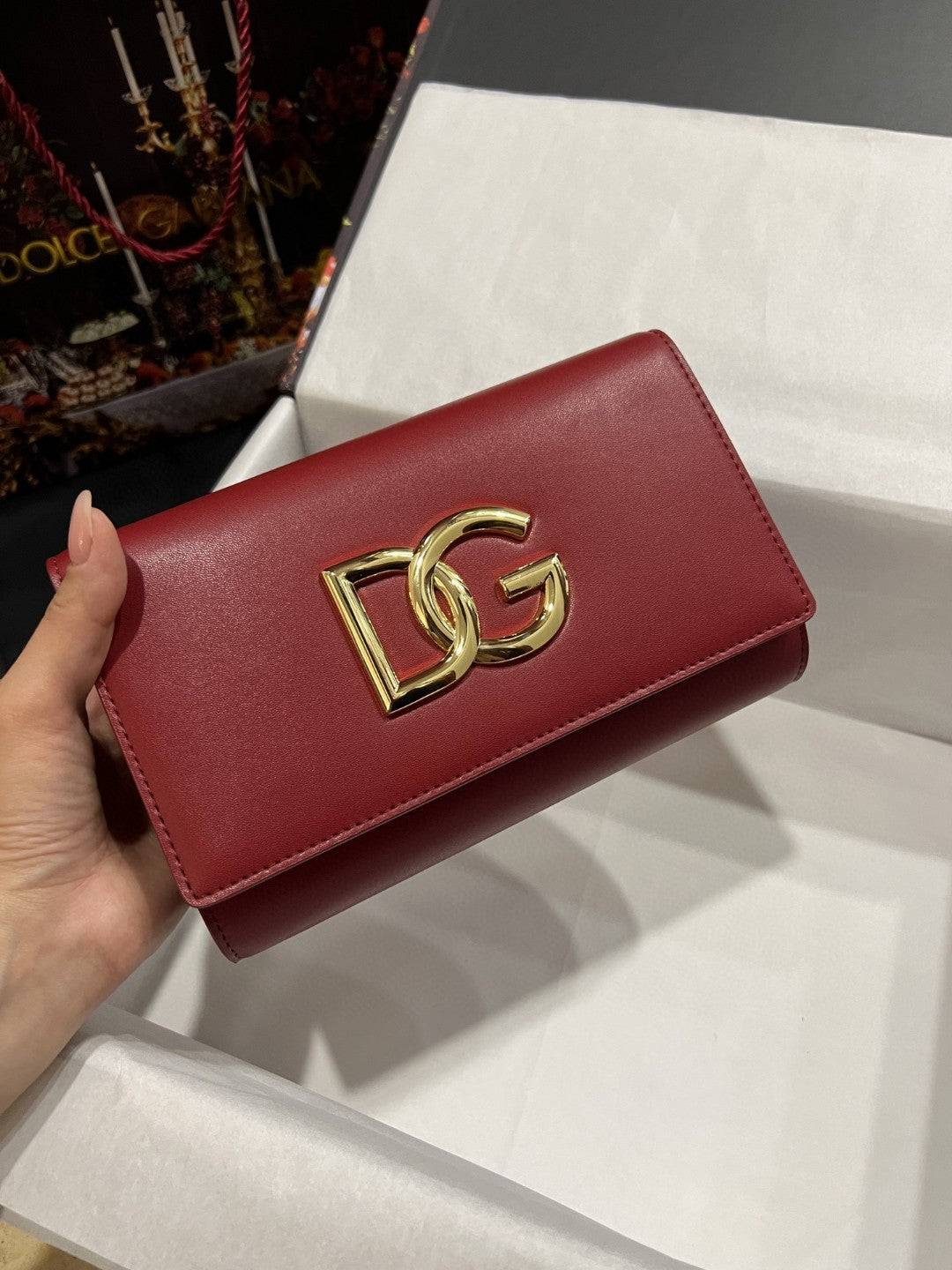 GLAMI 3.5 Clutch Burgundy For Women 8.3in/21cm GLAMIÃ‚Â 