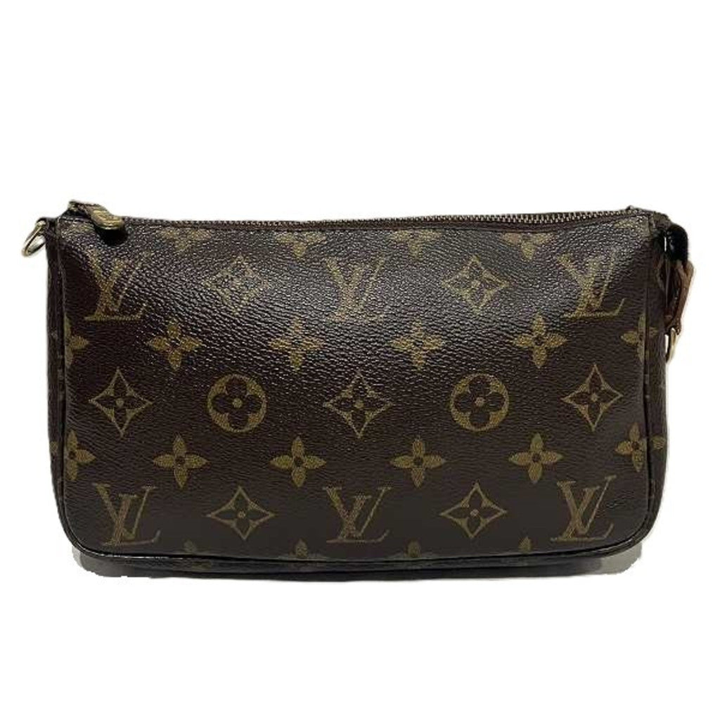 Louis Vuitton Pochette Accessoire  Canvas Clutch Bag