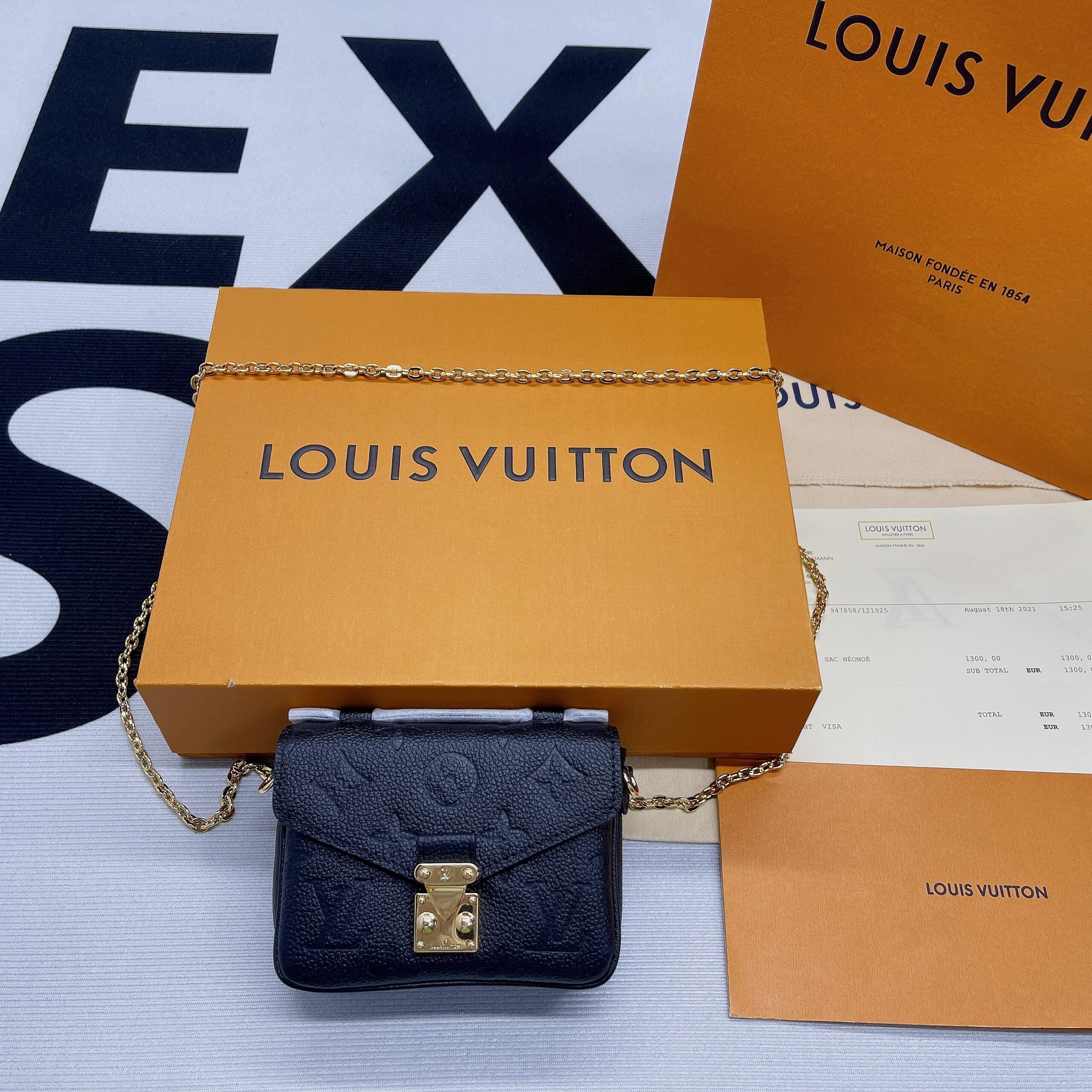 Louis Vuitton Micro Metis Monogram Empreinte Black For Women, Women’s Handbags, Shoulder And Crossbody Bags 5.5in/14cm Louis Vuitton 