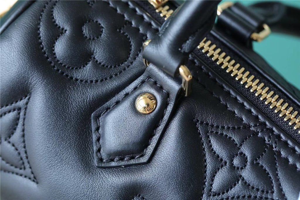 Louis Vuitton Papillon Burberry Bag Classic Monogram For Women 20cm Black Louis Vuitton M59800