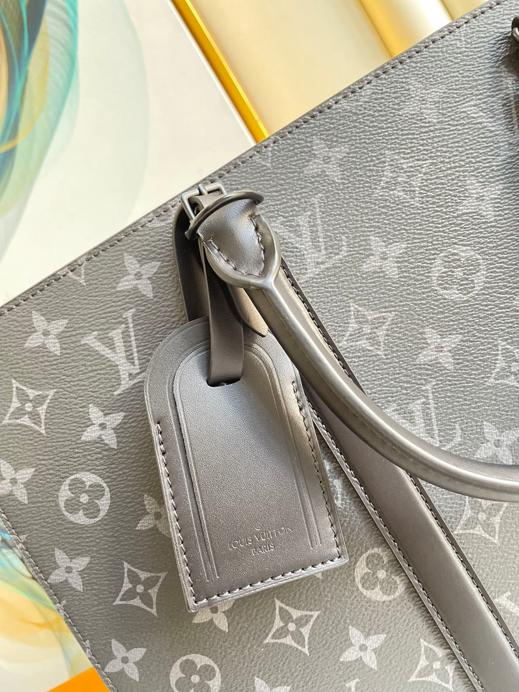 Louis Vuitton Sac Plat Horizontal Zippe Monogram Eclipse For Men, Bags, Shoulder And Crossbody Bags 15.4in/39cm Louis Vuitton M45265