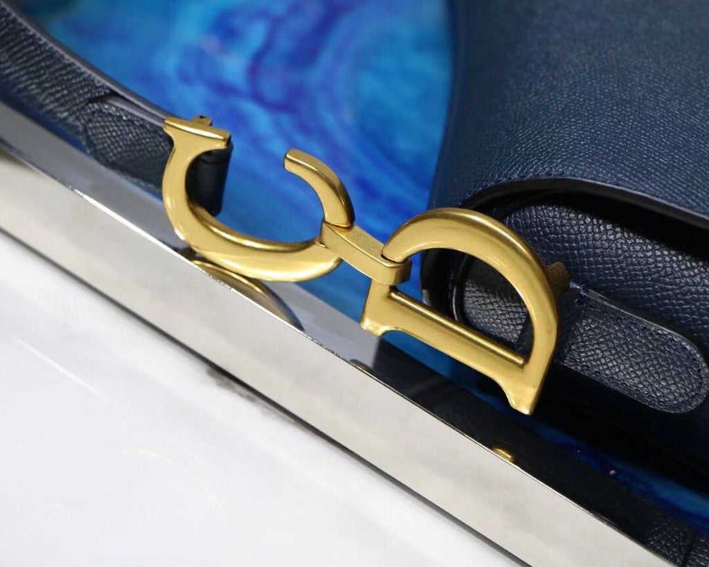 Saddle Shoulder Bag Blue For Women 7in/17cm CD
