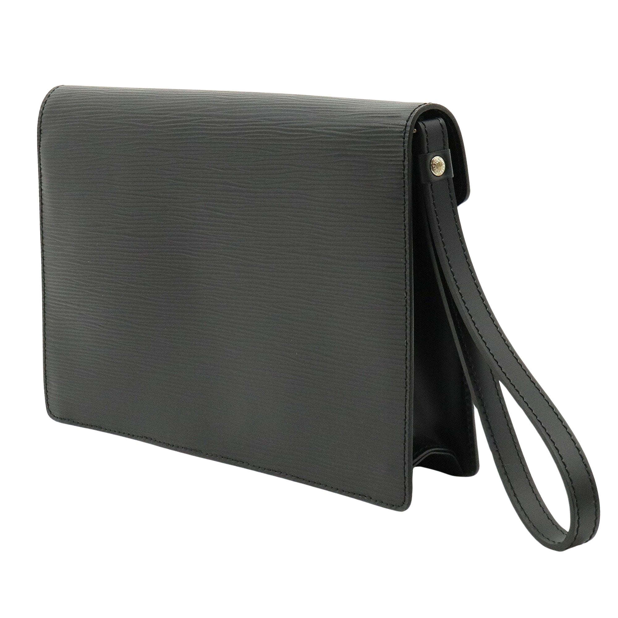 Louis Vuitton Sellier Drangonne  Leather Clutch Bag