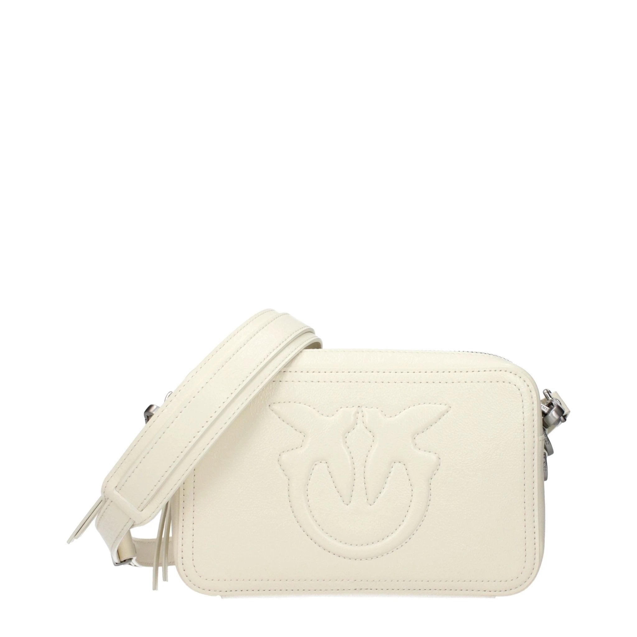 PINKO Blue Leather Crossbody Bag