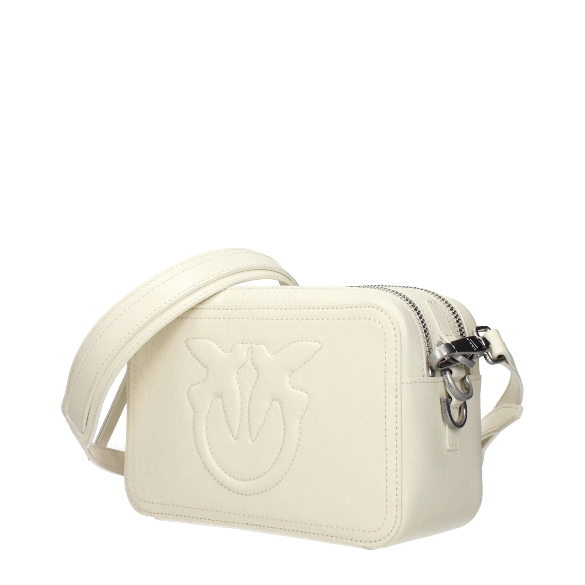 PINKO Blue Leather Crossbody Bag