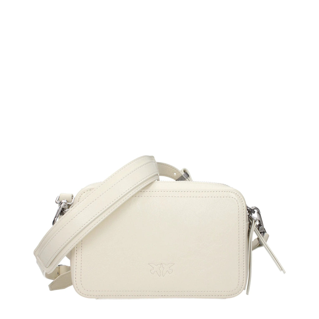 PINKO Blue Leather Crossbody Bag