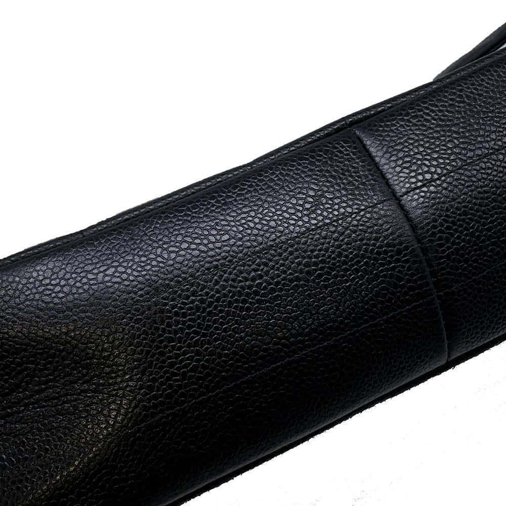 CHANEL Mademoiselle ChainShoulder Bag Black Caviar Leather