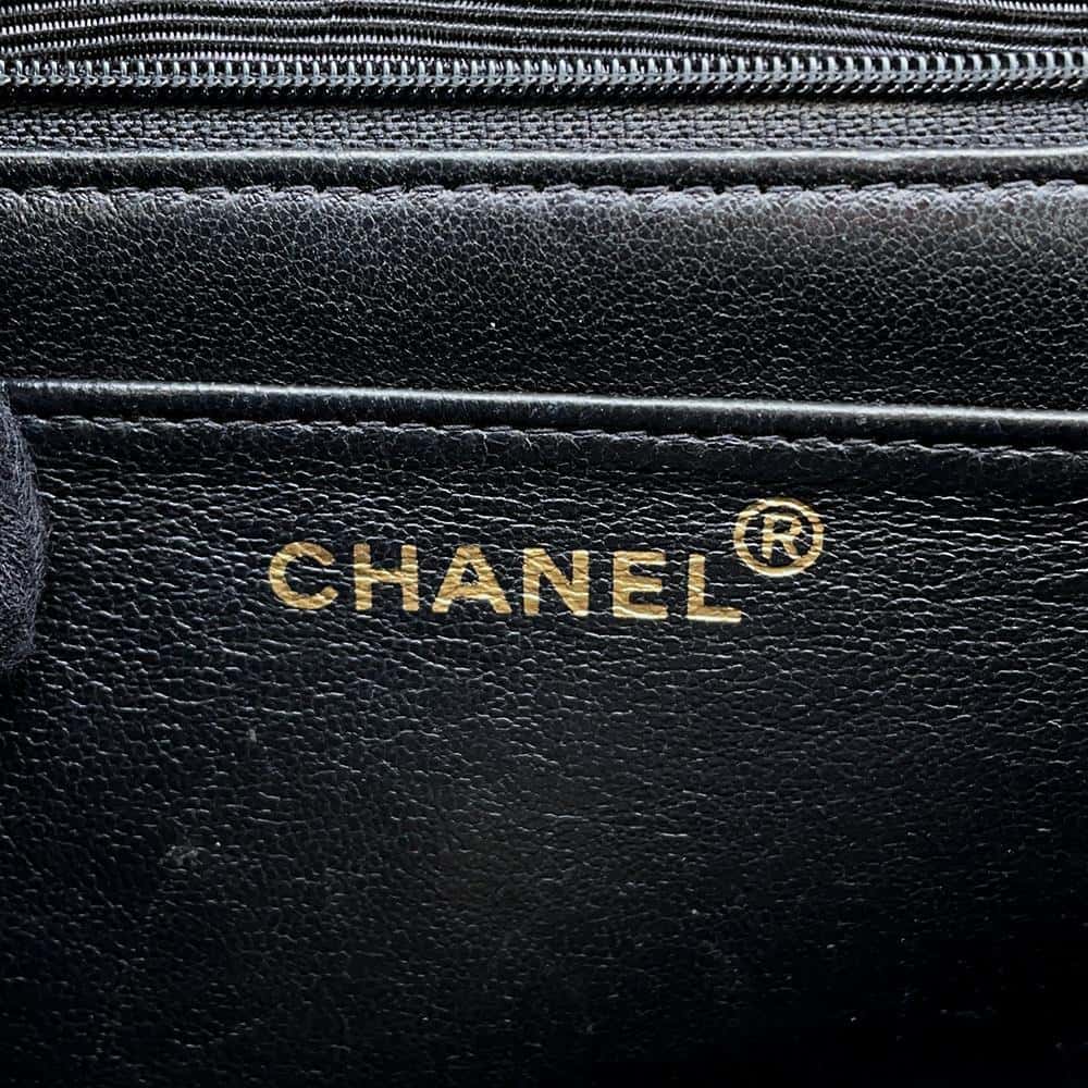 CHANEL Mademoiselle ChainShoulder Bag Black Caviar Leather