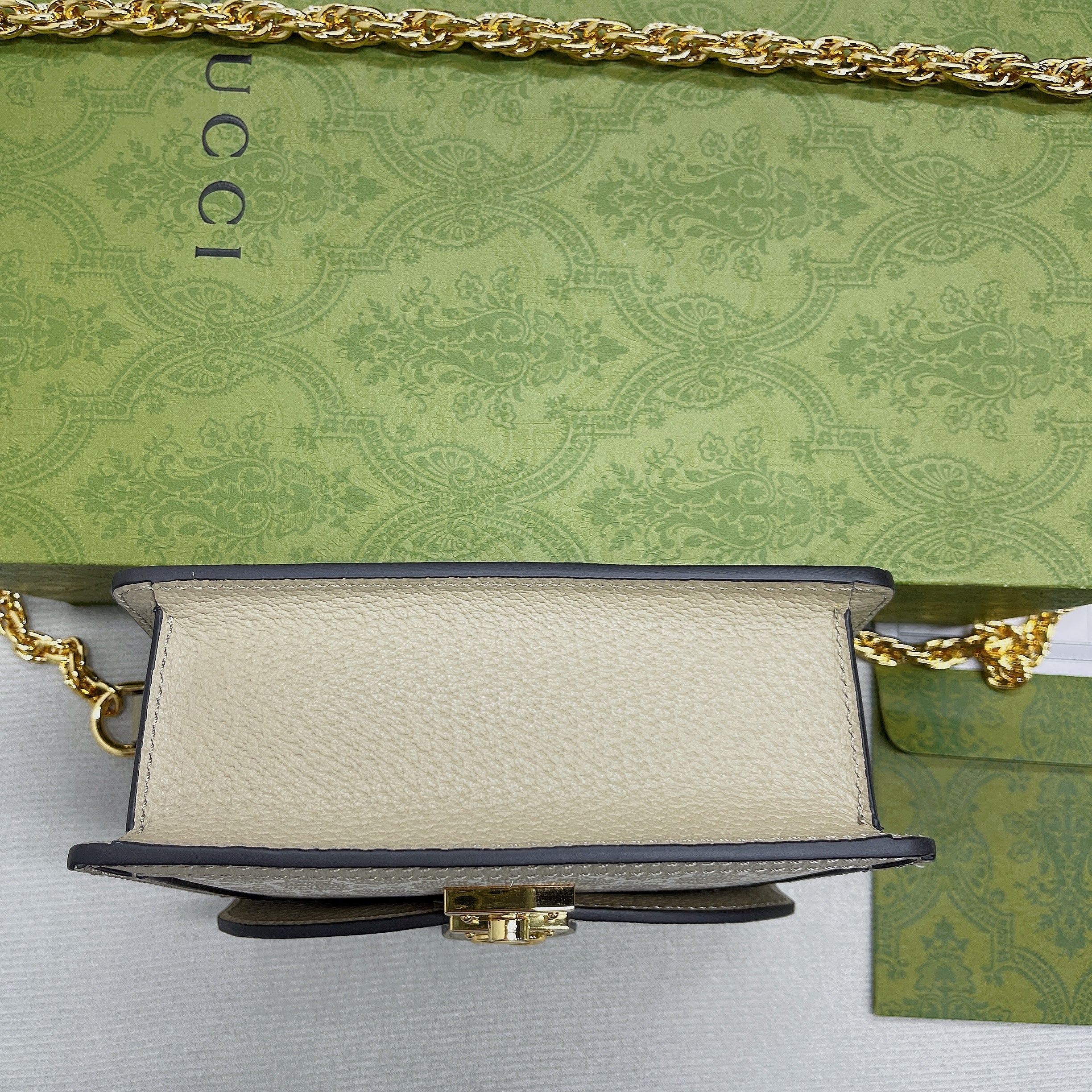 Gucci OphiDiora Gucci Mini Shoulder Bag Beige For Women, Women’s Bags 6.9in/18cm Gucci 696180 UULAG 9682