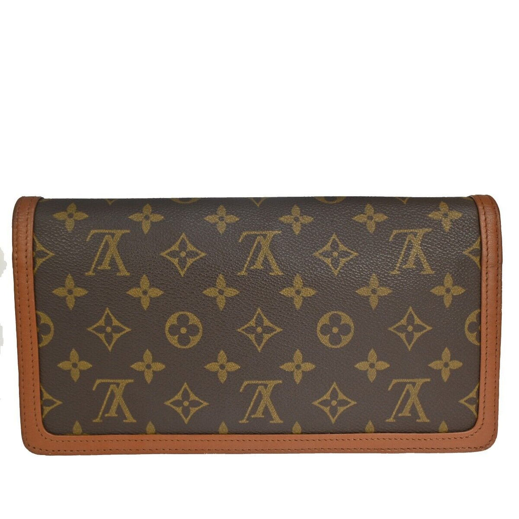 Louis Vuitton Pochette Dame  Canvas Clutch Bag