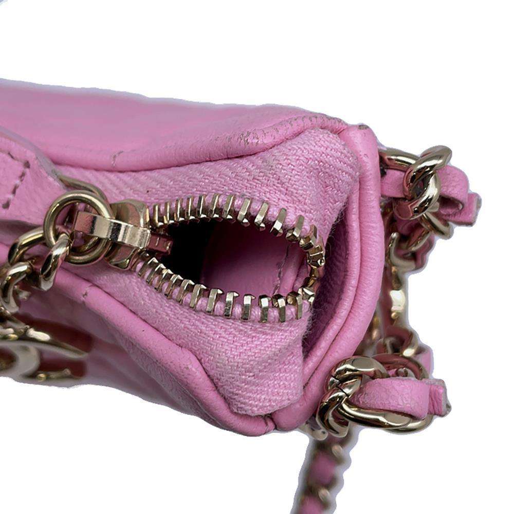 CHANEL Matelasse Small Hobo Shoulder Bag PinkAS3917 Lambskin